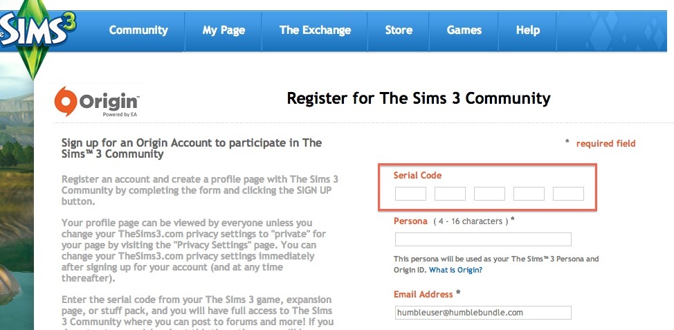 serial code for the sims 3 high end loft